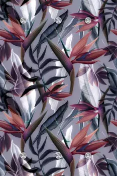 Вешалка для королевы "Растения" Queence 80х120х5 см, цвет bunt