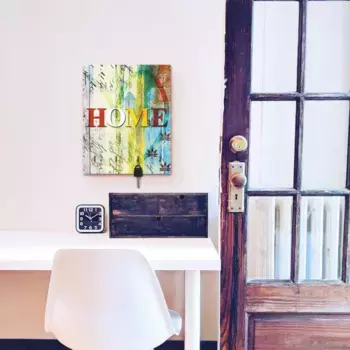 Вешалка для крючков Artland «Colorful Home», МДФ, цвет bunt