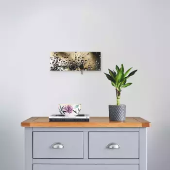 Вешалка для крючков Artland «Мокрый Одуванчик», МДФ, черный