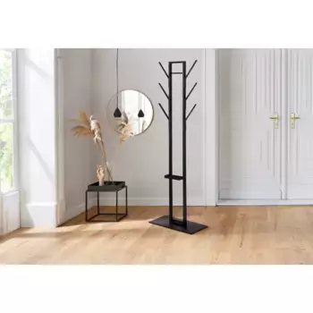 Вешалка для одежды ACTONA GROUP «Винсент», из красивого черного металла, высота 165 см, черный