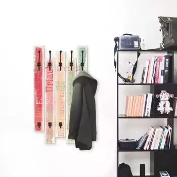 Вешалка для одежды Artland "Досуг", в частично собранном виде 63х114х2,8 см, цвет bunt