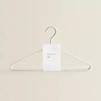 Вешалка для одежды Zara Home Cotton And Linen комплект из 4 штук, бежевый