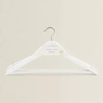 Вешалка для одежды Zara Home Lacquered Wooden комплект из 3 штук, белый