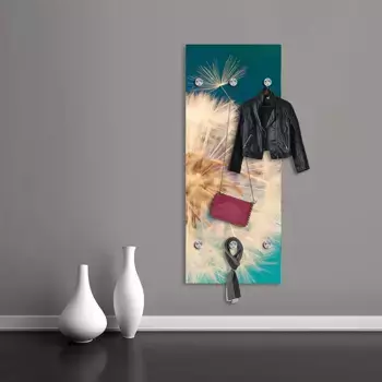 Вешалка королевская "Аннели" Queence 80х120х3 см, бирюзовый