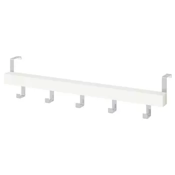 Вешалка на дверь/стену, белая, 60 см, TJUSIG IKEA
