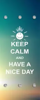 Вешалка Queence "Nice Day", с 6 крючками, 50 x 120 см 50х120х10 см, синий