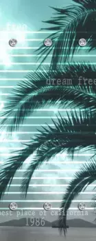 Вешалка Queence "Пляж", на 6 крючках, 50 х 120 см 50х120х10 см, синий