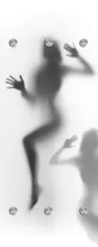 Вешалка Queence "Сатин", на 6 крючках, 50 х 120 см 50х120х10 см, серый