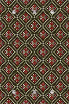 Вешалка Queence "Узор" 80х120х5 см, красный