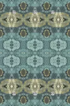 Вешалка Queence "Узор" 80х120х5 см, синий