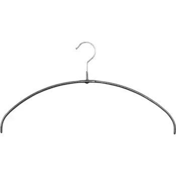 Вешалки для одежды MAWA «Economic Light 40/PT», (набор, 10 шт.), блестящие, черный/серебряный