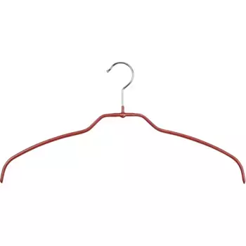 Вешалки для одежды MAWA «Силуэт свет 42/FT», (набор, 10 шт.), красный/серебряный