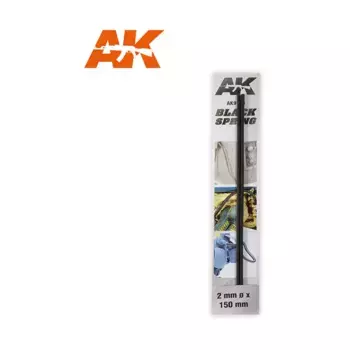 Весна - Черный 2мм, Supplies & Accessories (AK-Interactive)