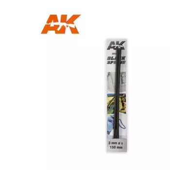 Весна - Черный 3мм, Supplies & Accessories (AK-Interactive)