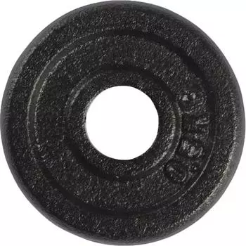 Весовая пластина VirtuFit - резина - 30 мм - 2,5 кг, черный