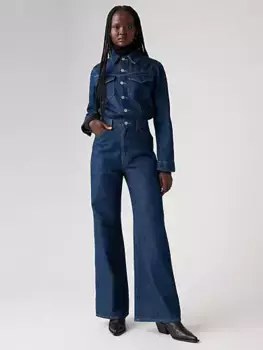 Вестерн комбинезон Levi's, цвет Let's Get Lost Again - Dark Wash