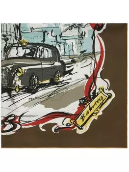 Вестминстерский шарф Burberry, коричневый