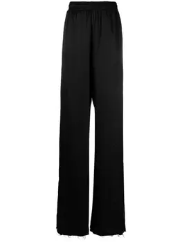 VETEMENTS атласные брюки широкого кроя, черный