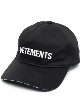 VETEMENTS бейсболка с логотипом, черный