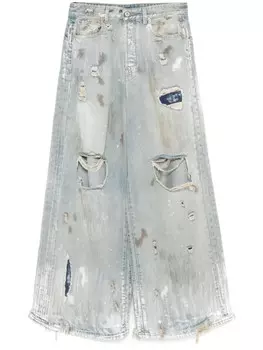 VETEMENTS джинсы Big Shape, синий