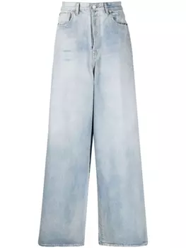 VETEMENTS джинсы Big Shape свободного кроя, синий