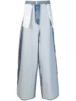 VETEMENTS джинсы широкого кроя, синий