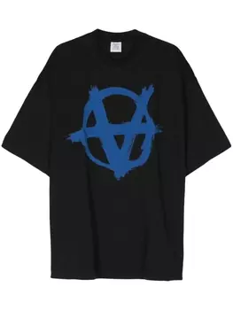VETEMENTS футболка Double Anarchy, черный
