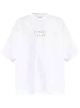 VETEMENTS футболка «Избалованный Богом», белый