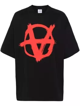 VETEMENTS футболка Reverse Anarchy, черный