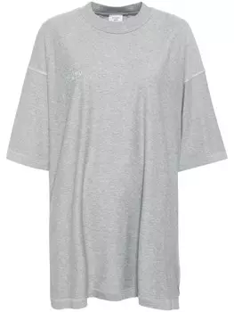 VETEMENTS футболка с нашивкой, серый
