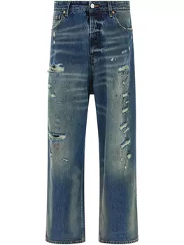 VETEMENTS хлопковые мешковатые джинсы, синий