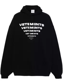 VETEMENTS худи с логотипом, черный