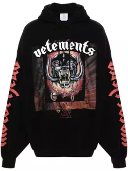VETEMENTS худи с логотипом, черный