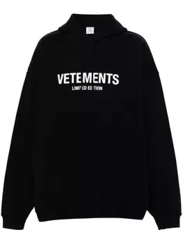 VETEMENTS худи с логотипом, черный