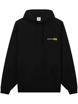 VETEMENTS худи с логотипом, черный