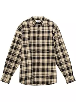 VETEMENTS клетчатая рубашка, черный