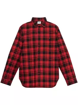 VETEMENTS клетчатая рубашка, красный