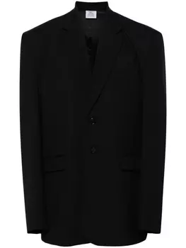 VETEMENTS однобортный пиджак, черный
