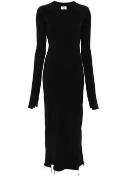 VETEMENTS платье макси из джерси, черный