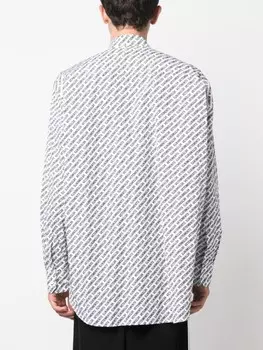 VETEMENTS рубашка с логотипом, белый