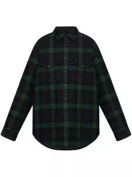 VETEMENTS шерстяная рубашка куртка, зеленый