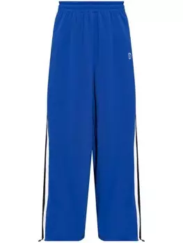 VETEMENTS спортивные брюки с полосками по бокам, синий