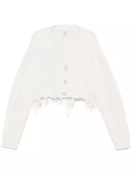 VETEMENTS укороченный кардиган, белый