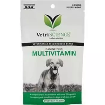 VetriScience Мультивитамины Canine Plus 30 жевательных резинок