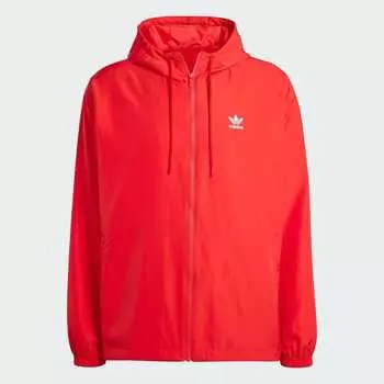 Ветровка Adidas Adicolor, красный/белый