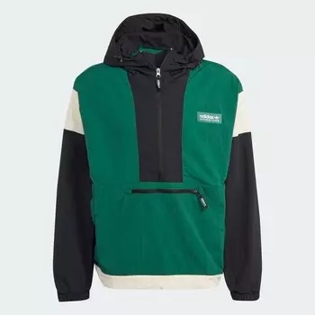 Ветровка Adidas Originals Adventure Premium, темно-зеленый/черный