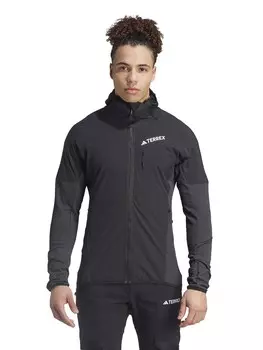 Ветровка Adidas Performance Terrex Techrock Hooded Wind Fleece, черный