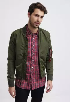 Ветровка Alpha Industries МА-1 ТТ, темно-зеленый