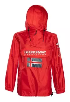 Ветровка Anorak Brest Geo Norway, красный