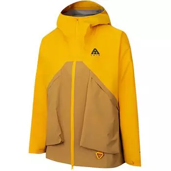 Ветровка Anta Variety Training Collection, унисекс, цвет: желтый/тенево-коричневый